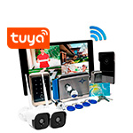 Беспроводной комплект домофона SkyNet 1000 (1+2+Titan)