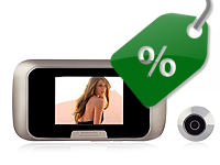 Бюджетные видеоглазки с монитором