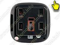 Видеоглазок на входную дверь iHome S03 с цветным экраном и встроенной памятью - задняя панель