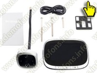 Видеоглазок с монитором Tuya Wi-Fi для двери iHome SW2-Tuya с записью на SD карту и датчиком движения